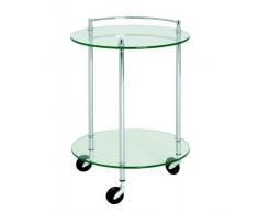 Haku Möbel, 45cm Carrello cucina Palermo, Cromato (Chrom)