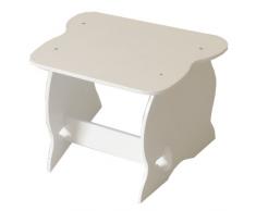 Room Studio 530001 - Tavolo per bambini in MDF, 35,5 x 43 x 41 cm, colore: bianco