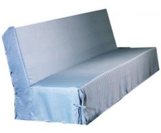 HomeMaison - Copridivano con nastri, Grigio, 200 x 140 cm