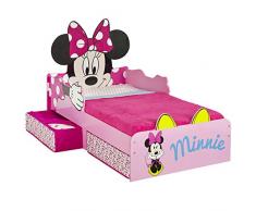 Worlds Apart 530159 - Letto di Minnie, Disney, in legno, colore: rosa, 143 x 77 x 87 cm