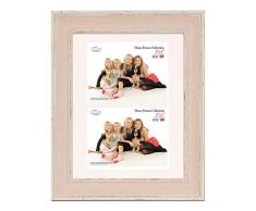 PFE LWPK-DA1 tradizionali britannici rosa foto e cornici, 20 x 30 cm, doppia visiera Inov 8 2x 10 x 15 cm, confezione da 4, grande lavaggio