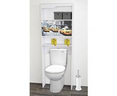 New York 495 239 Alsapan armadio WC Pont Bois Blanc 63 x 23 x 175 cm
