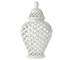 CAR Bomboniere Q055700 Vaso in Porcellana Traforata con Astuccio, Porcellana, Bianco, 26 x 23 x 44.5 cm