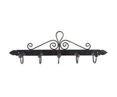 French Kitchen Collection - Portasciugamani a 5 ganci, finitura anticata