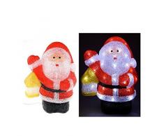 Babbo Natale luminoso a 48 LED, per esterni