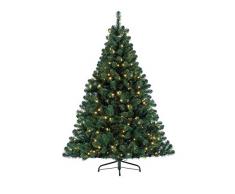 Kaemingk, Albero di Natale a LED Imperial, 120 cm, luce bianca calda 678249 Imperial Pine LED tw ind NF 120 cm-100 L warm weiß, Verde (Grün)