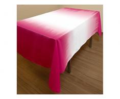 Tovaglia rettangolare antimacchia 140 x 240 cm TIE AND DYE fucsia