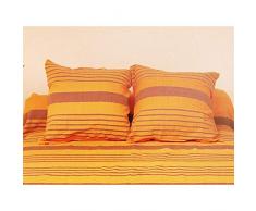 Fodera per cuscino 40 x 40 cm OLYMPE arancione