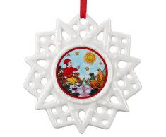 Hutschenreuther 02248-723430-27618 edizione limitata decorazione della porcellana di Natale, 8 x 15 x 12 cm, bianco