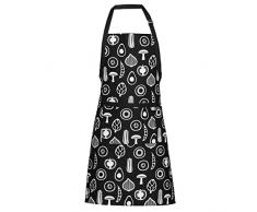 Premier Housewares 5100128 Grembiule Besa, 100% Cotone, Nero