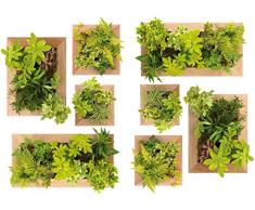PLAGE 157132 Adesivi murali - stickers-giardino verticale, 2 Fogli, 29,7 x 21 cm