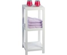 HomeTrends4You 401226 Scaffale, 32 x 79 x 32 cm, bianco opaco verniciato