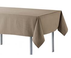 Il giardino delle cicale Tovaglia rettangolo ideale cotone tortora 140 x 240 cm