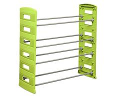 DEA Home Articolo 990 Liberty 4 Scarpiera, Polipropilene, Verde
