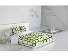 Sabanalia - Set copripiumino Aros (disponibile in varie dimensioni) - Letto 180, Verde