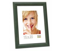 Promo Ideale Cornici In Legno, Molte Dimensioni e Colori, Cornice Foto - 30x40, Verde