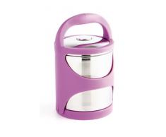 Go Quid! - Lunchbox doppi thermos con maniglie, 2 cl 0,75 contenitori in acciaio inox