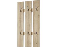 Germania pannello appendiabiti, 63 x 120 x 15 cm, in faggio nobile