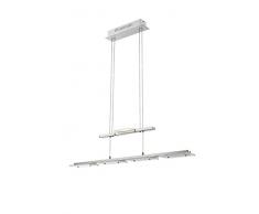Globo 68009 – 5 Tasha i LED design lampada a sospensione da soffitto, cromato