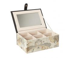 Mauro Ferretti Portacravatte Kay, 24 x 16 x 9.5 cm, PU, Multicolore