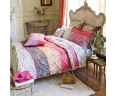 Designers Guild Fretz federa raso per cuscino cilindrico, in cotone, 43 x 190 cm, Raso di cotone, beige, 43 x 190 cm