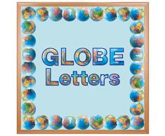 Hygloss, punch out bacheca lettere e numeri Globes design Combo Pack, 7,6 cm