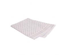 Vaitkute 216025 - Set di due asciugapiatti Schachbrett in misto lino 50% lino e 50% cotone lavabile a 60º 47 x 70 cm colore: azzurro