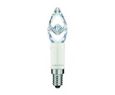 Brilliant Ledon LED Light 3,5 W - sostituisce candele lampade fino a 25 W, extra luce calda - 2000 K, E14, candela con cristalli Swarovski 29001086