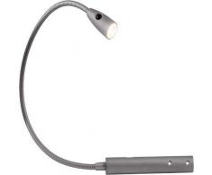 HEITRONIC 27745 LED lampada da comodino Argento 1.5 W bianco caldo