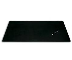 Dacasso scrivania da ufficio, in similpelle, Black, 34 by 20-Inch