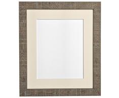 CORNICI per posta e le istruzioni per fare in profondità 14 x 20,32 centimetri photo frame foto di supporto grano 10 x 10,16 cm, marrone
