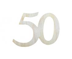 Petra S Kit creativo News a gez3350 strame decorazione, 20 x compleanno numero, 33 mm