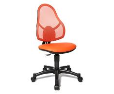 Topstar, Sedia girevole per bambini, Arancione (Orange)