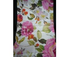 Apelt 4177_48x135_80 - Runner da tavolo con rose, colore: bianco/rosa
