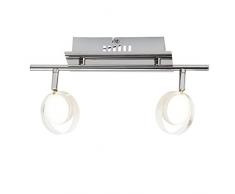 Brilliant, Sistema da 2 Faretti LED da soffitto, 5 watt, 360 lumen