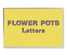 7,6 cm punch out bacheca lettere e numeri da fiori design Combo Pack