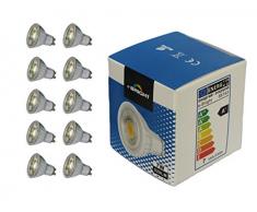 E-TEN Bright a Plus LED lampade vetro, 7 W, GU10, 50 x 56 mm, naturale 86127
