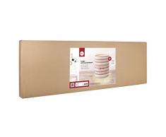 RAYHER 23095000 Confezione proiettore, con istruzioni per bricolage, schermo e tessuto, colori pastello, a righe, 82 x 27 x 7 cm