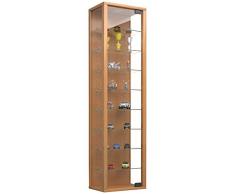 VCM 911775 vetrina Stano Maxi senza illuminazione legno 115 x 33 cm, in legno di faggio
