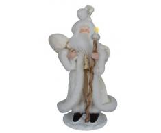 Naeve Leuchten, Statuetta di Babbo Natale con lucina LED a batteria