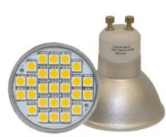 Long Life - Set 10 lampadine LED a luce intensa da 5 Watt, attacco GU10, in sostituzione di lampade alogene da 50 Watt, luce bianca calda