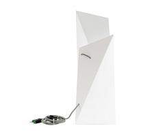Gie el. lgh0341 a + to D, lampada da scrivania ufficio in acciaio, 60 W, E27, colore: bianco, 14 x 19 x 56 cm