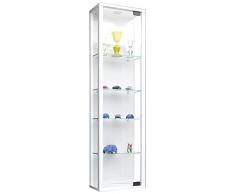 VCM 911786 vetrina Stano Mini senza illuminazione legno 115 x 33 cm, bianco