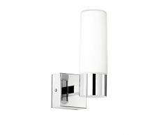 WOFI classico specchio lampada da parete per bagno, LED Artus in cromo e vetro, 4623.01.01.0044