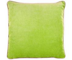 Apelt Tahiti - Cuscino imbottito in velluto, colore: Verde