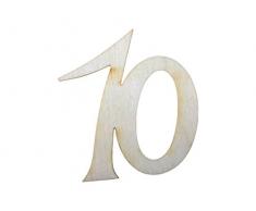 Petra S bastel News a gez1910 strame decorazione, 40 x compleanno numero, 19 mm