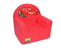 Cars Sedia Disney in forma Club poliuretano, Poliuretano, rosso, 41x37.5x29.5 cm
