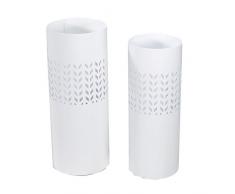 Vacchetti Giuseppe 3503200000 Portaombrelli 1-3, Modello Frecce, Metallo, Bianco, 24 x 20 x 60 cm