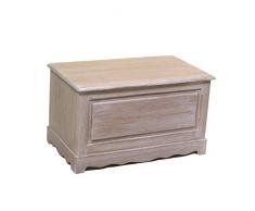 Vacchetti Giuseppe 8034840000 Mobiletto Cassapanca Stoccarda, Legno, Lilla, 70 x 40 x 40.5 cm