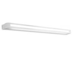 Pujol illuminazione Arcos – Applique LED per bagno, 28 W, 3000 K, 2350LM, colore: bianco